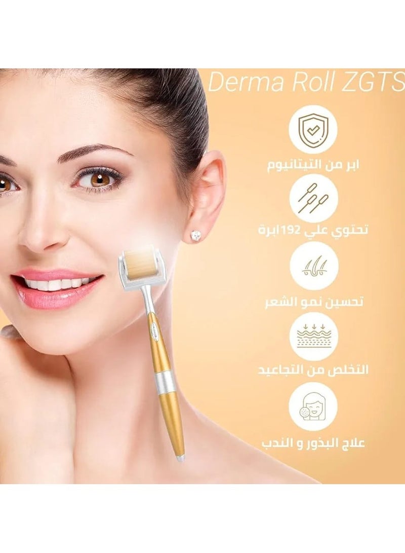 زد جي تي اس مجموعة ديرما رولر الدقيقة لنمو الوجه واللحية والشعر، امنة وفعالة (1.5 ملم) - Image 2
