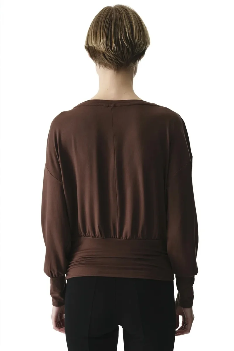 Penti PENTI Boat Neck Waist Detail Modal Top