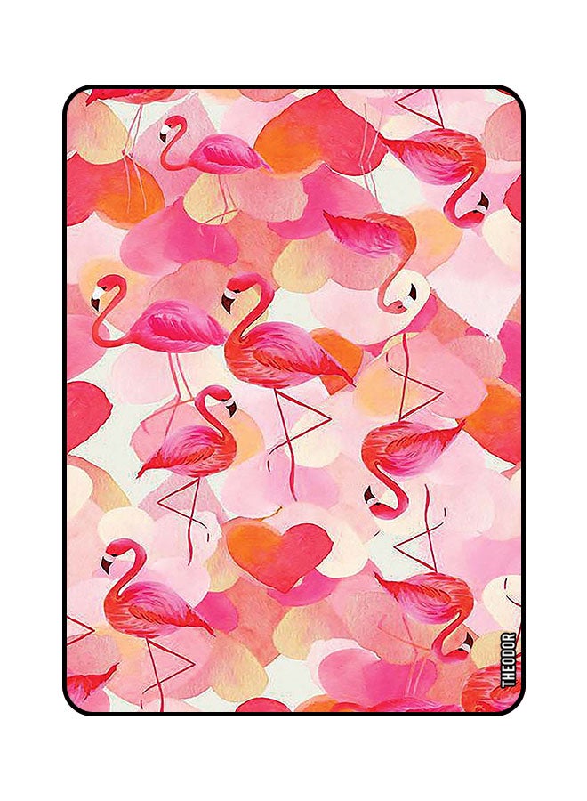 Theodor Protective Flip Case For Huawei MatePad Air 2023 With Trifold Stand Auto Wake Sleep Shockproof Cover Flamingo Heart Pattern - Image 1