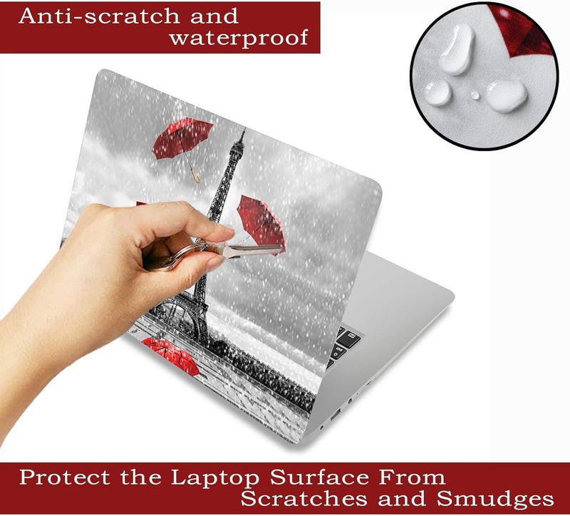 ARS Laptop Skin Sticker Decal for 12"–15.6" Laptops | Universal Vinyl Cover for 12, 13, 13.3, 14, 15, 15.4, 15.6 Inch Notebook PC | Waterproof, Removable Protective Skin + 2 Free Wrist Pads - Image 2