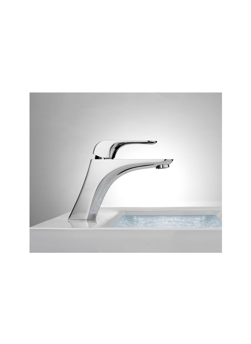 HESANIT HESANIT Elite Single Lever Basin Mixer with Popup Waste Chrome - 7001C  - Image 2