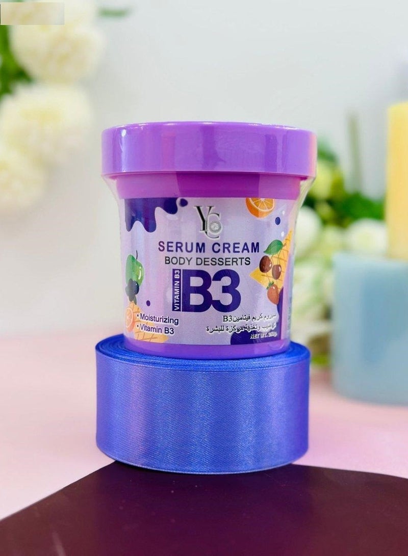 واي سي كريم مرطب للجسم مع مستخلص مصل فيتامين