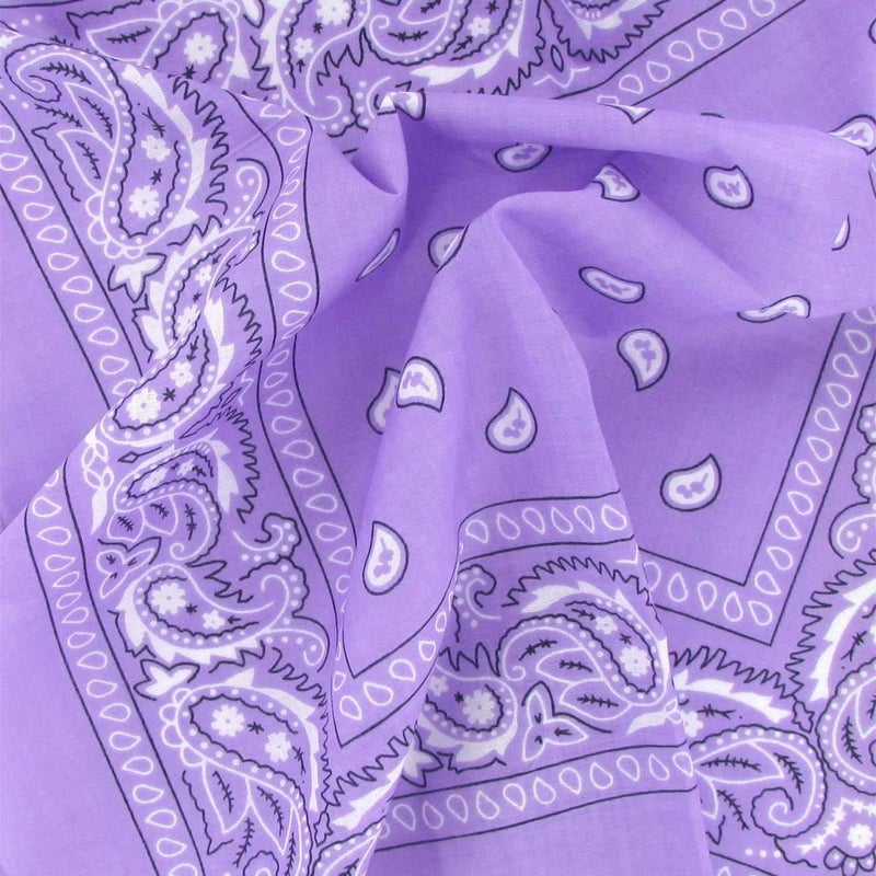 Boolavard 1s, 6s, 9s or 12 Pack Cowboy Bandanas Bandana with Original Paisley Pattern - Image 4