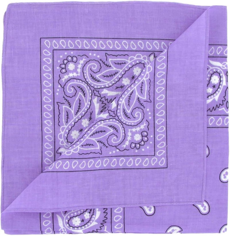 Boolavard 1s, 6s, 9s or 12 Pack Cowboy Bandanas Bandana with Original Paisley Pattern - Image 3