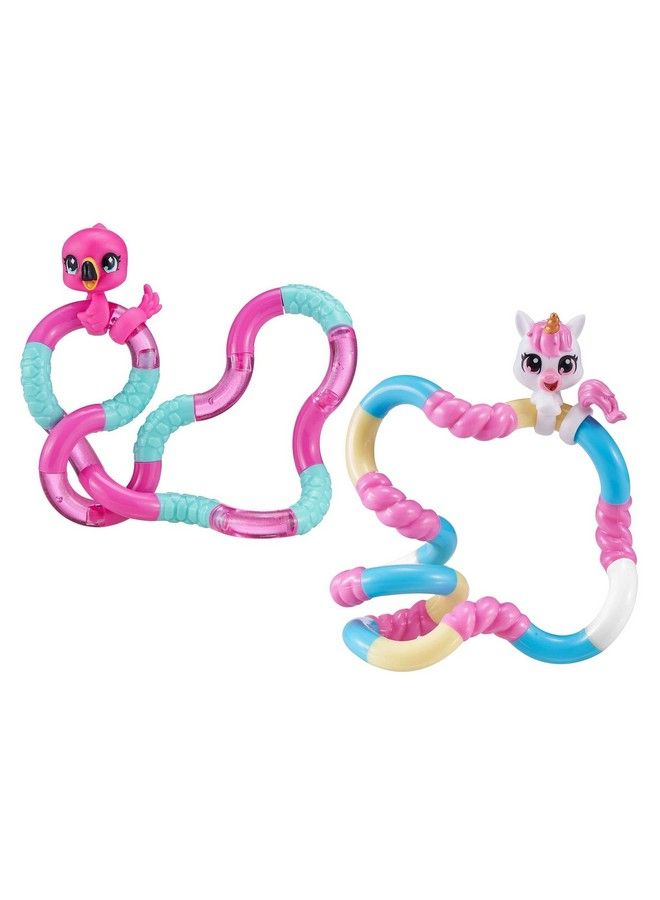 Tangle Jr. Pets(2Pack) Uba The Unicorn And Linky The Flamingo Tangle Fidget Pets Fidget Toys Fidget Toy Gift Fidgets For School - Image 2