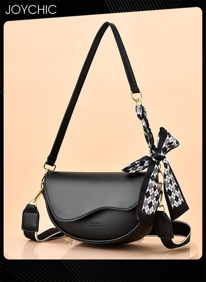 Joychic حقيبة كتف نسائية عصرية من الجلد مقاومة للماء ومقاومة للاهتراء، حقيبة متعددة الاستخدامات خفيفة الوزن مع أحزمة قابلة للتعديل - Image 1