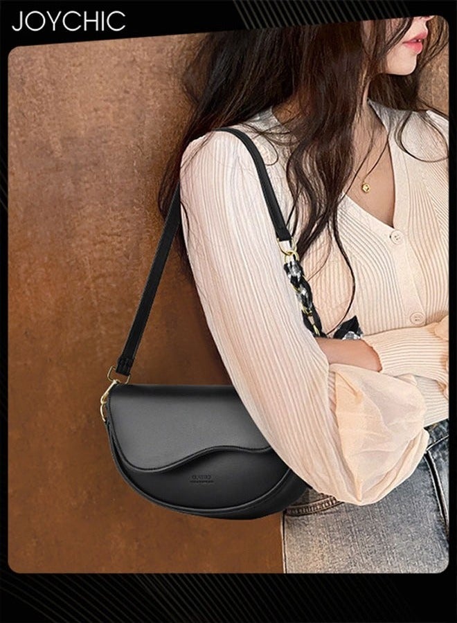 Joychic حقيبة كتف نسائية عصرية من الجلد مقاومة للماء ومقاومة للاهتراء، حقيبة متعددة الاستخدامات خفيفة الوزن مع أحزمة قابلة للتعديل - Image 2