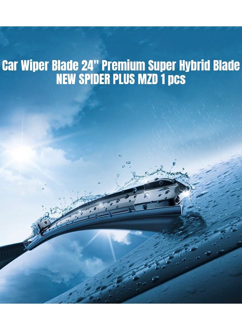 SPIDER Car Wiper Blade 24" Premium Super Hybrid Blade New Spider Plus 1 Pieces  - Image 4