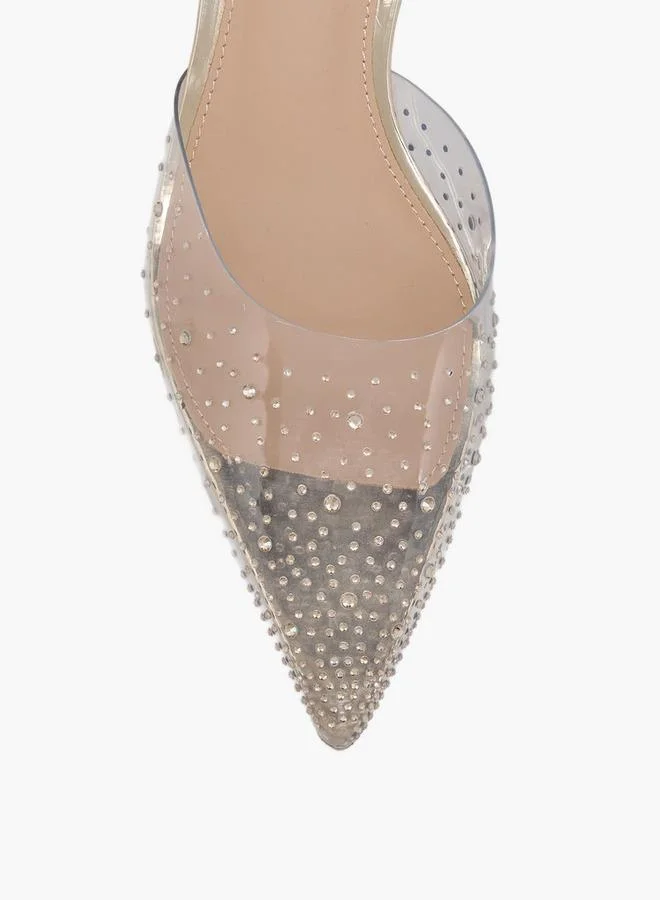 Flora Bella By Shoexpress GOLD Flora Bella Women Kitten Heels for Women | Best Price UAE