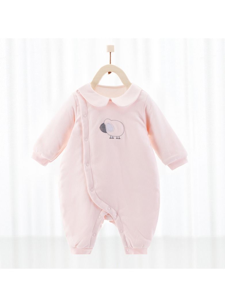 Loquat Baby Cute Padded Thick Warm Jumpsuit 