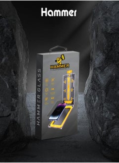 Hammer protection from tempered glass, easy to install, self-installing, iPhone 14 regular / 13 Pro / 13 regular, for the cover