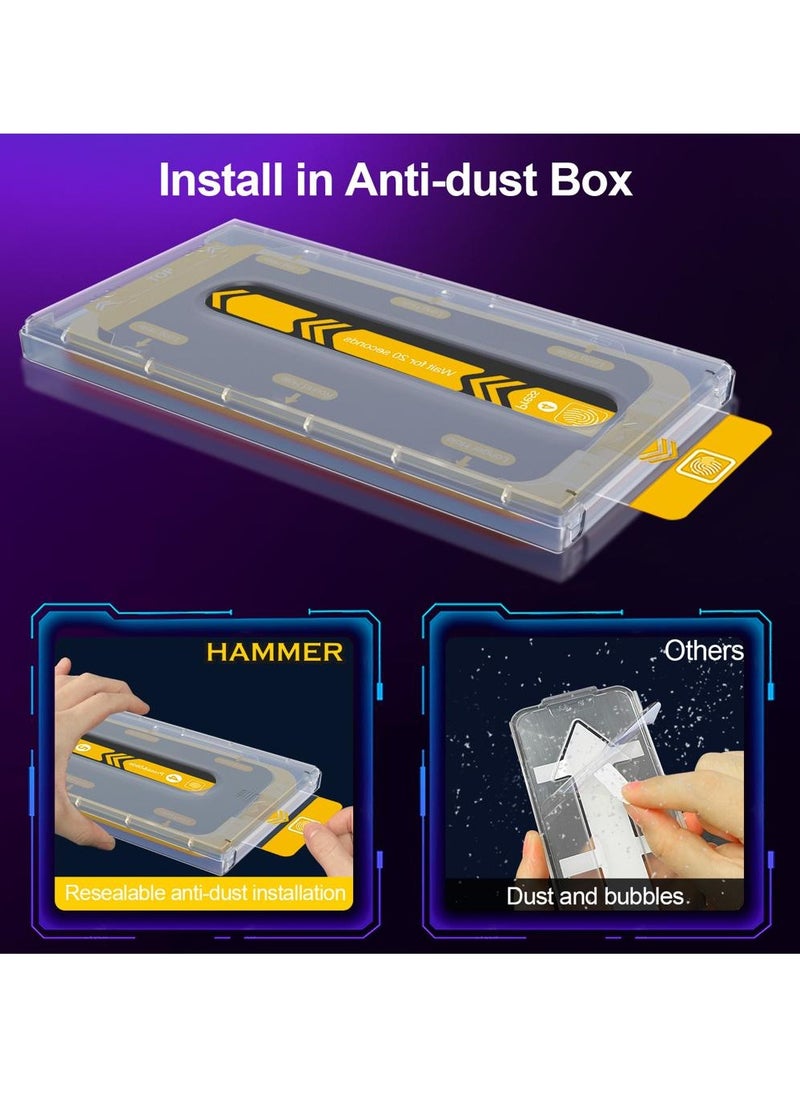 Hammer - Hammer protection from tempered glass, easy to install, self-installing, iPhone 14 regular / 13 Pro / 13 regular, for the cover - Image 1