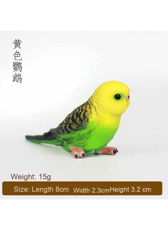 NIBEMINENT Realistic Wild Animal Model - Small Parrot