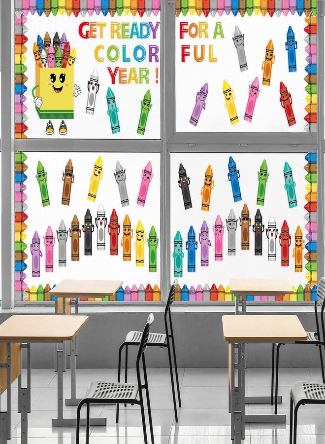 Hedeey 69 Pcs Crayon Bulletin Board Decorations for Classroom,Back to School Crayon Theme Classroom Decor with Border Trims Crayons Name Tags for School Classroom Door Home Wall Decorations - Image 5