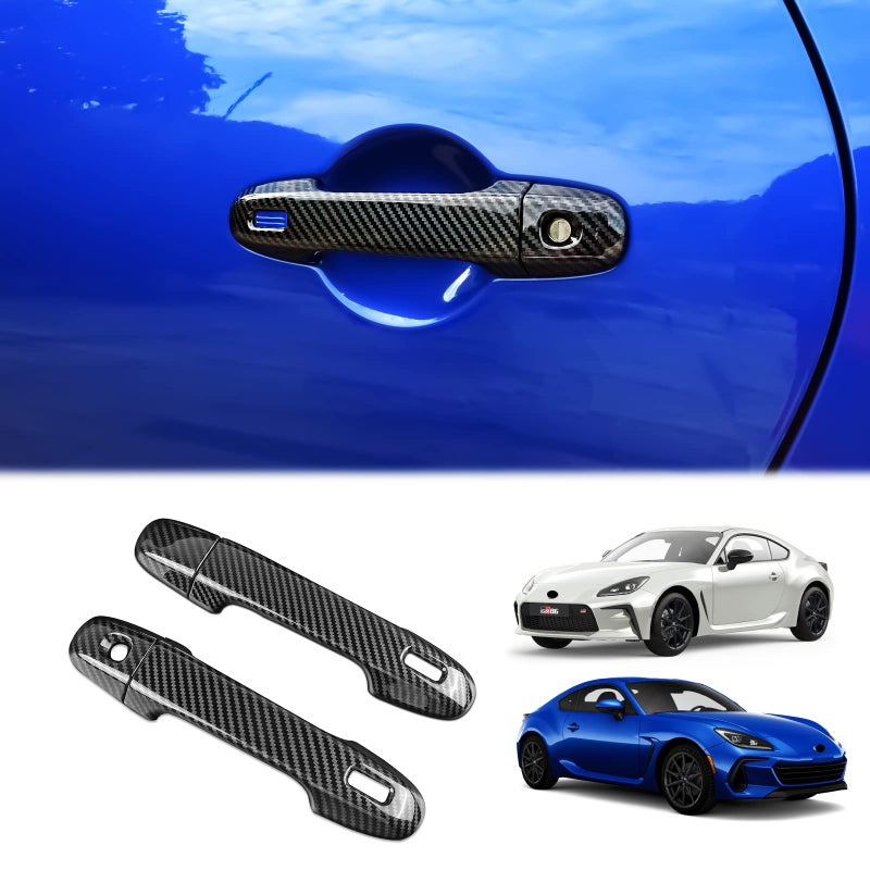 KUNGKIC Car Door Handle Cover Protector for 2021 2022 2023 2024 2025 Toyota GR86 Subaru BRZ Exterior Accessories Handle Cover Frame Trim Kit ABS Sport Style - Image 2