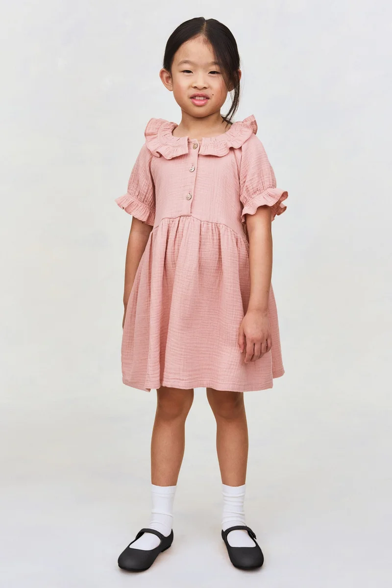 H&M Cotton muslin dress