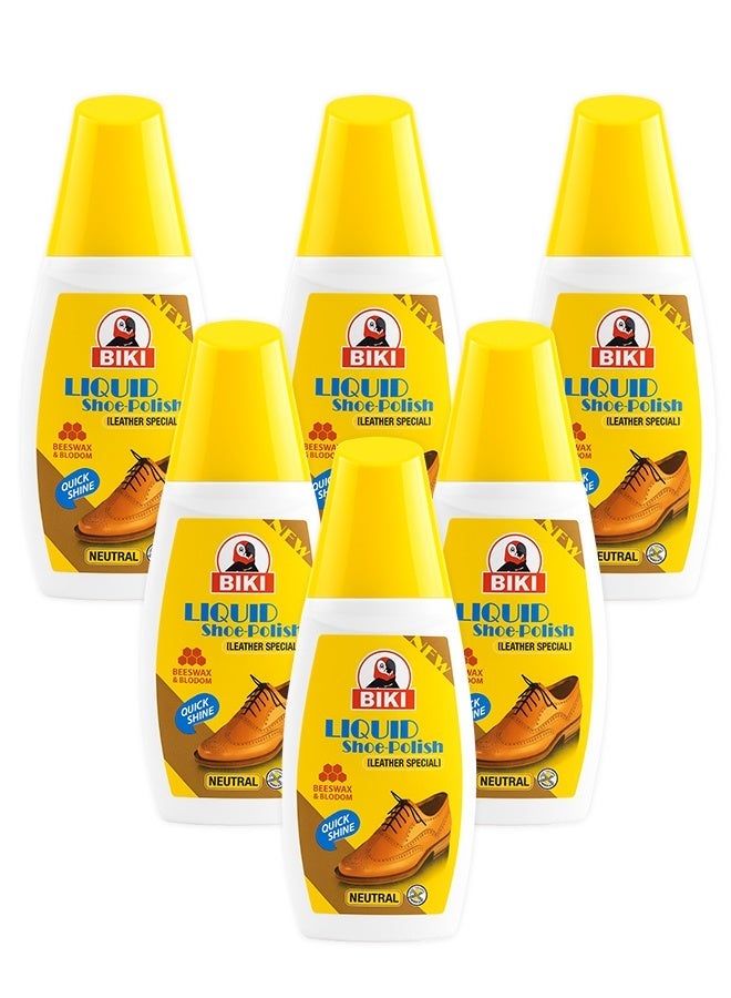 بيكي ملمع أحذية سائل محايد 6 × 75 مل