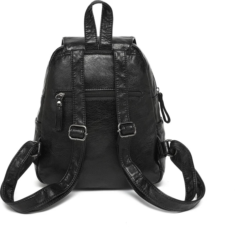 Barcelona Wash Leather Medium Women's Backpack 21-K 1675-2