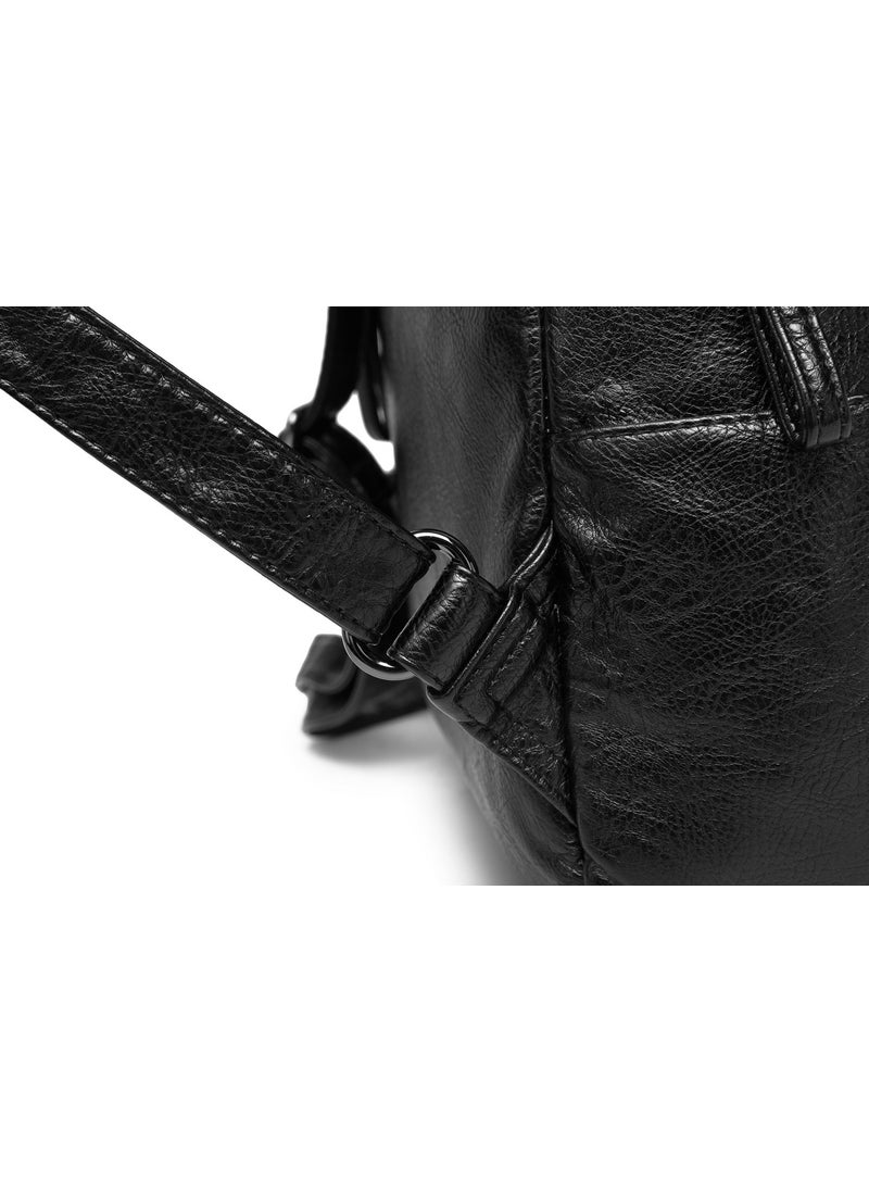 Barcelona - Wash Leather Medium Women's Backpack 21-K 1675-2 - Image 1