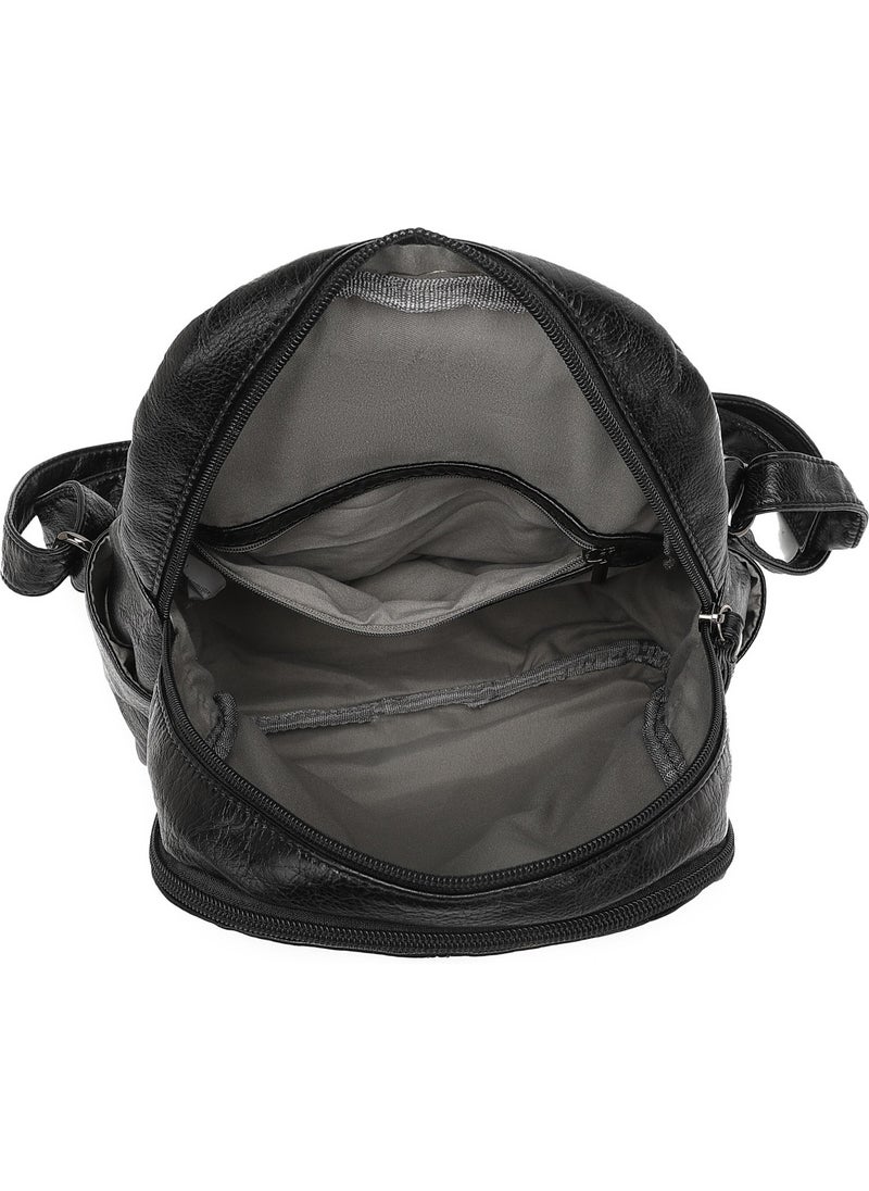 Barcelona - Wash Leather Medium Women's Backpack 21-K 1675-2 - Image 1