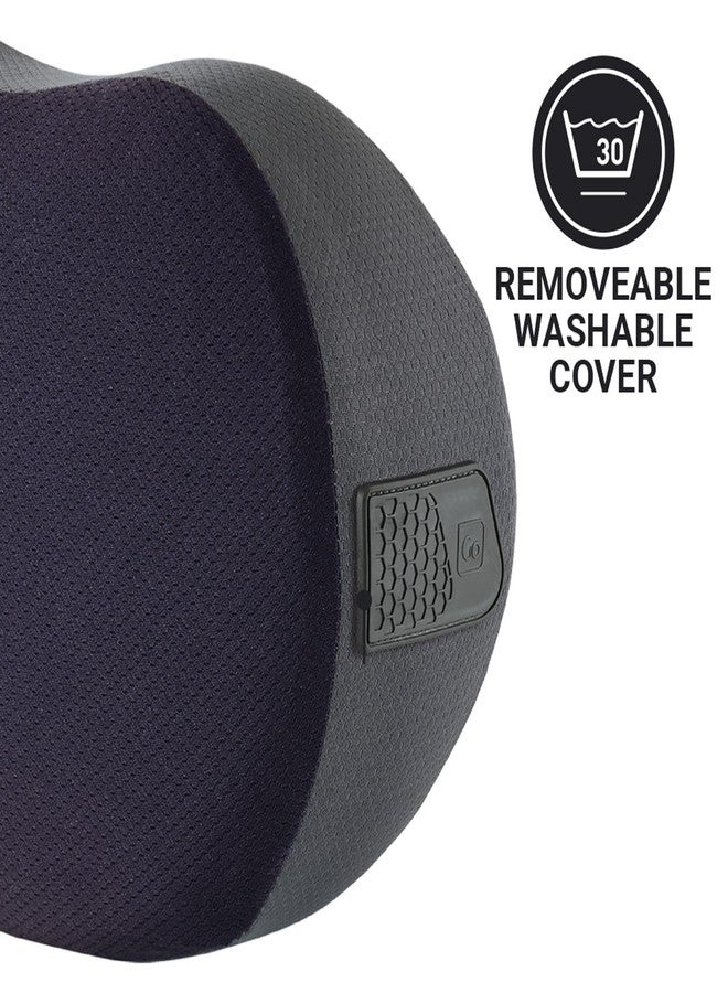 Go Travel Memory Dreamer Universal Pillow, Travel Pillow for Uninterrupted Sleep and Lumbar Support, Deluxe Memory Foam Pillow for Airplane, Bus, Car, and Train, Travel Essentials, Gray - Image 4