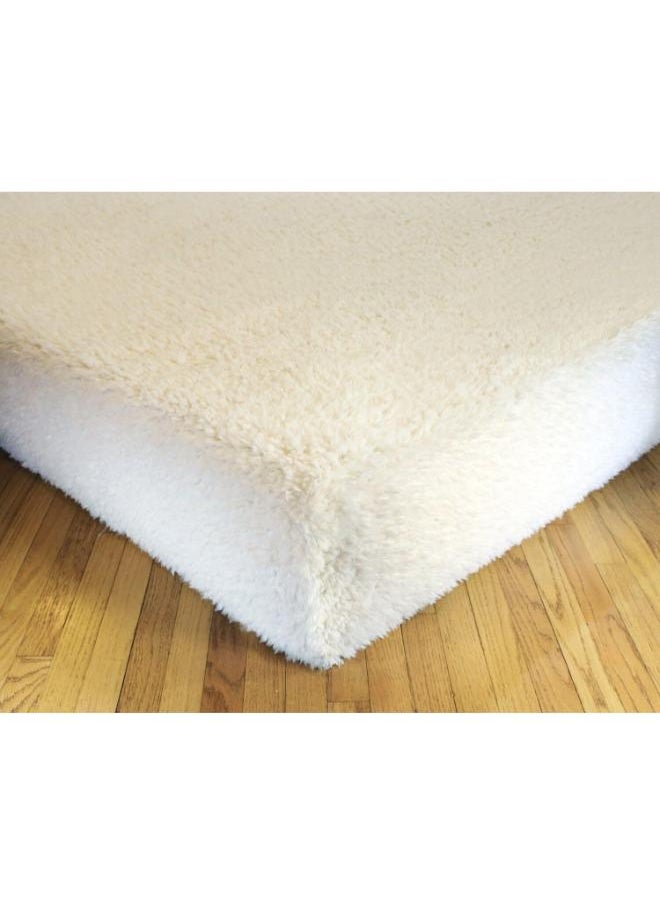 Mamas Gift Baby’s Winter Mattress Cover, 70 cm x 140 cm Size, White  - Image 3