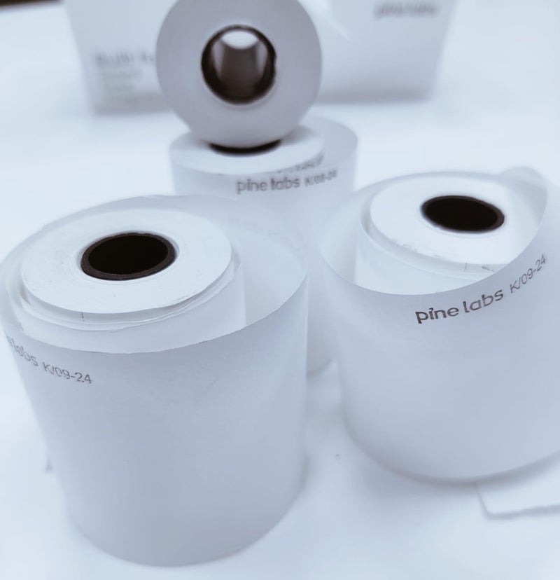 Pine Labs | POS Machines Paper Rolls | Printing Rolls | EDC Rolls | POS Rolls | Billing Rolls |15 meter (Length) x 56mm (Width) - 40mm Diameter (Pack of 20) - Image 2