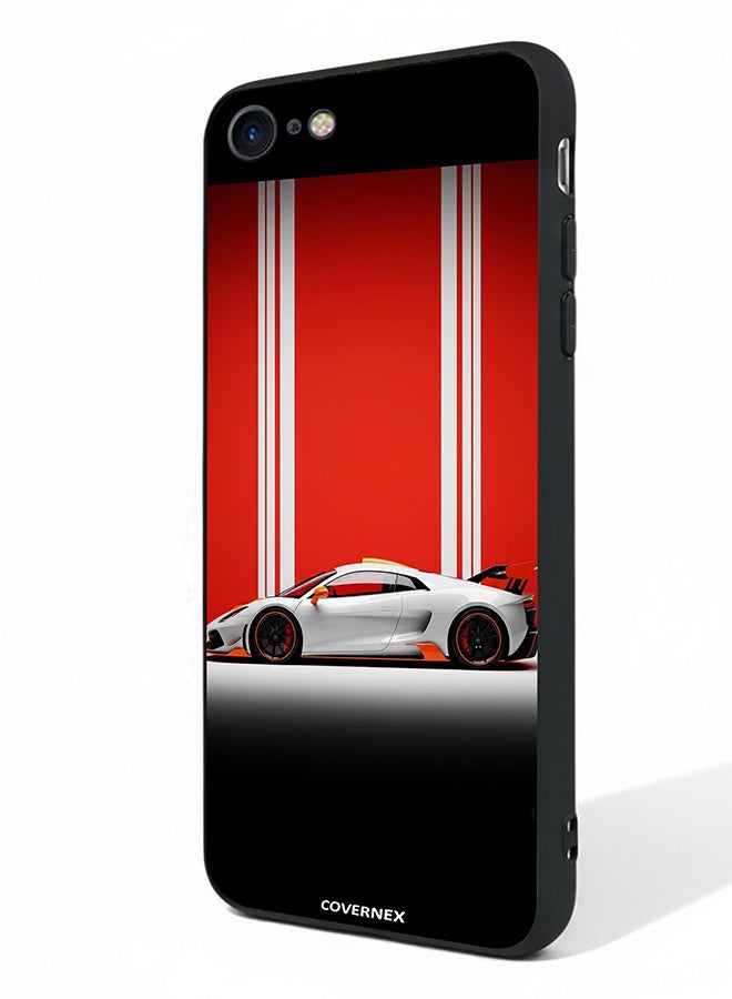 Covernex Apple iPhone 8 Protective Case Cover Printed Featuring Modern Supercar Concept - Image 1