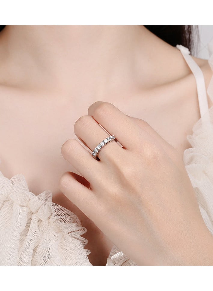 حِرَاس خاتم ألماس عصري بخط مستقيم بتصميم سماء مرصعة بالنجوم - Image 3