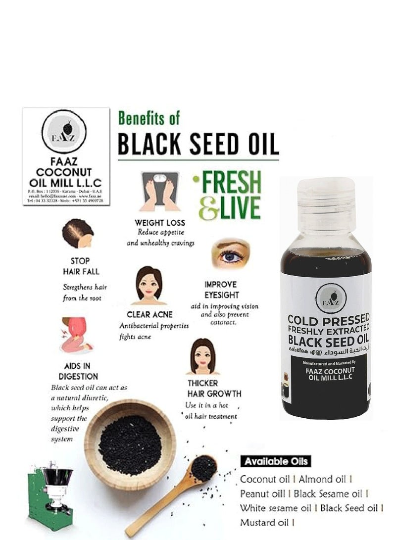 Faaz Cold Pressed Freshly Extracted Black Seed Oil - Image 3