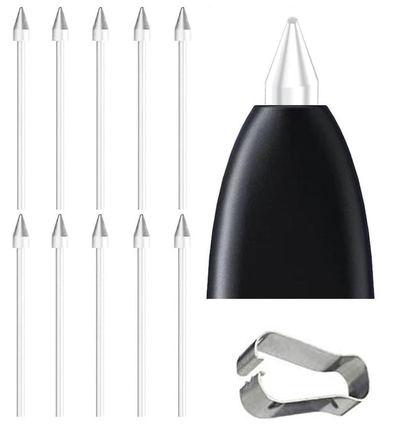 Befzygwk 10 PCS Galaxy Tab S9 S Pen Soft Tips/Nibs Compatible with Galaxy Tab S9 Ultra / S9 Plus/Tab S9 FE / S9 S Pen Replacement Tips/Nibs with Tools (S9/S9+/S9 Ultra/S9 FE White*10) - Image 4