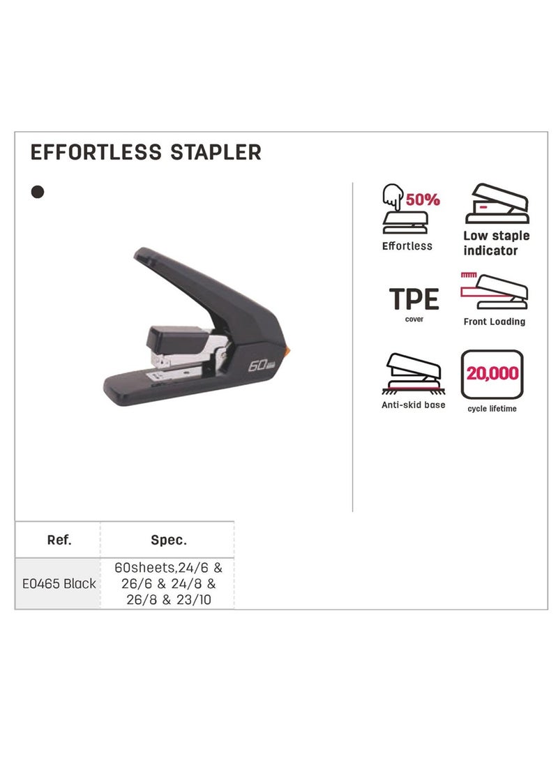 Deli 1-Piece heavy Duty Stapler With 60 Sheet Capacity Assorted Colours - Image 2