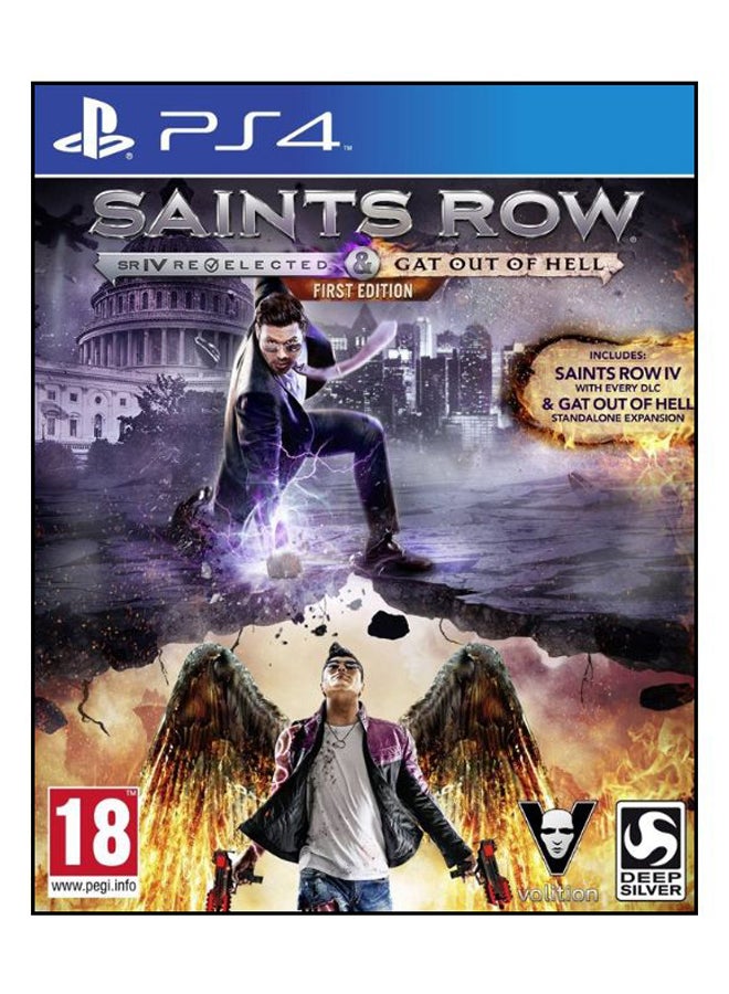 Saints Row IV Re-Elected And Gat Out Of Hell Saints Row (Intl Version) - Action & Shooter - playstation_4_ps4