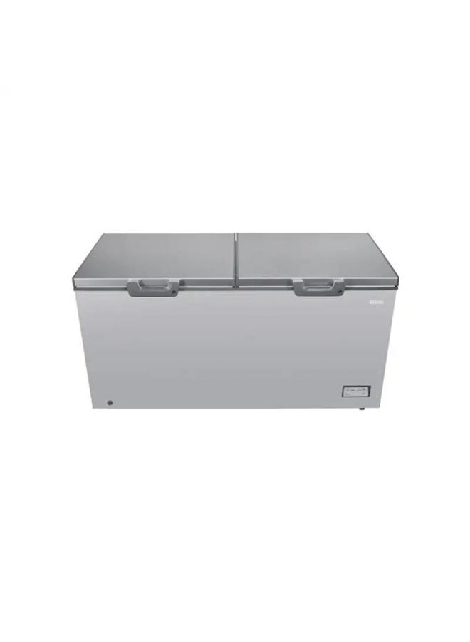 GENERAL SUPREME Chest Freezer, Flat, 2 Doors (18 ft, 508 L), Fast Freezing, Silver-Grey, GSHF862HS - Image 1