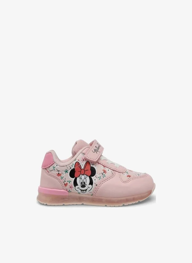 ديزني Girls Hook & Loop Ankle Sneakers