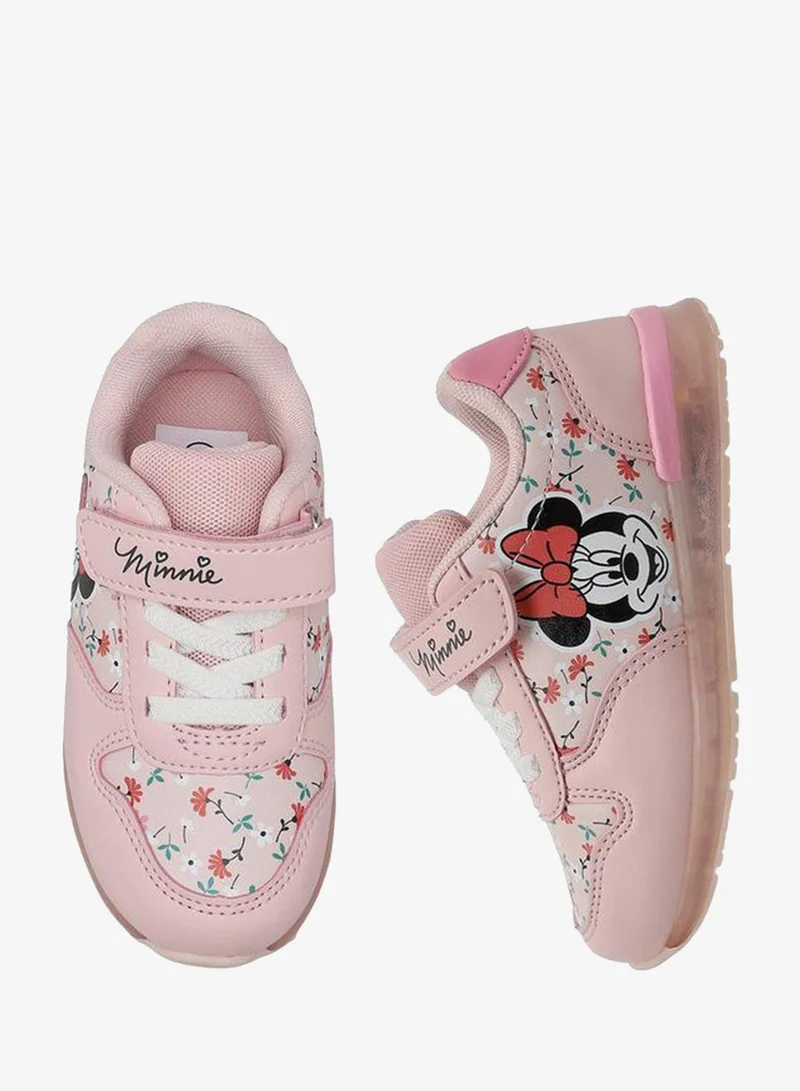 ديزني Girls Hook & Loop Ankle Sneakers