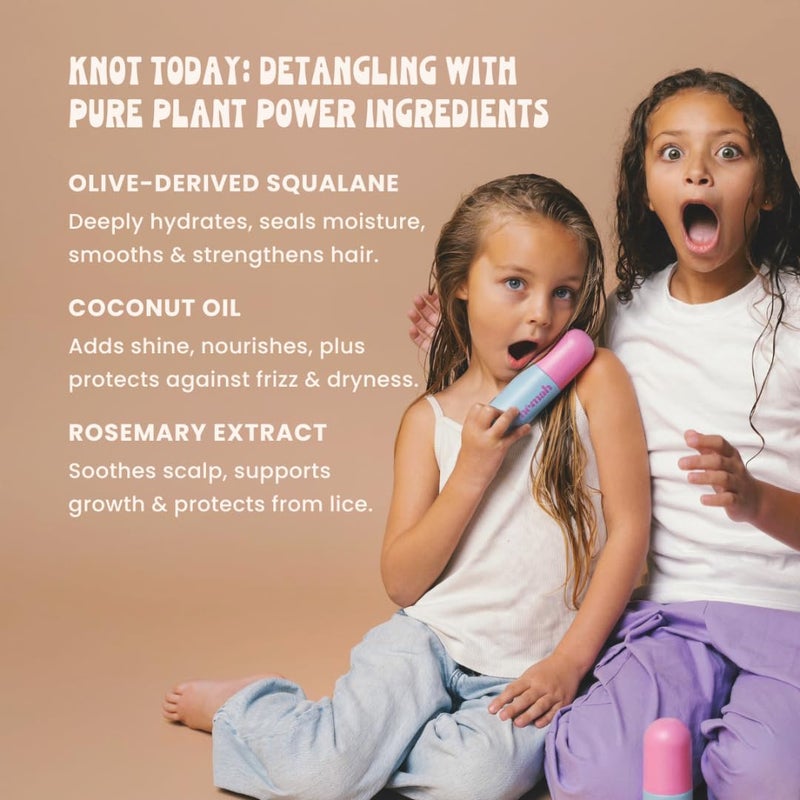 Nemah - Kids Leave-In Conditioner & Detangler with Squalane, Coconut Oil, and Rosemary - Dermatologist-Tested, Vegan, & Cruelty-Free - 4 oz. - Image 3