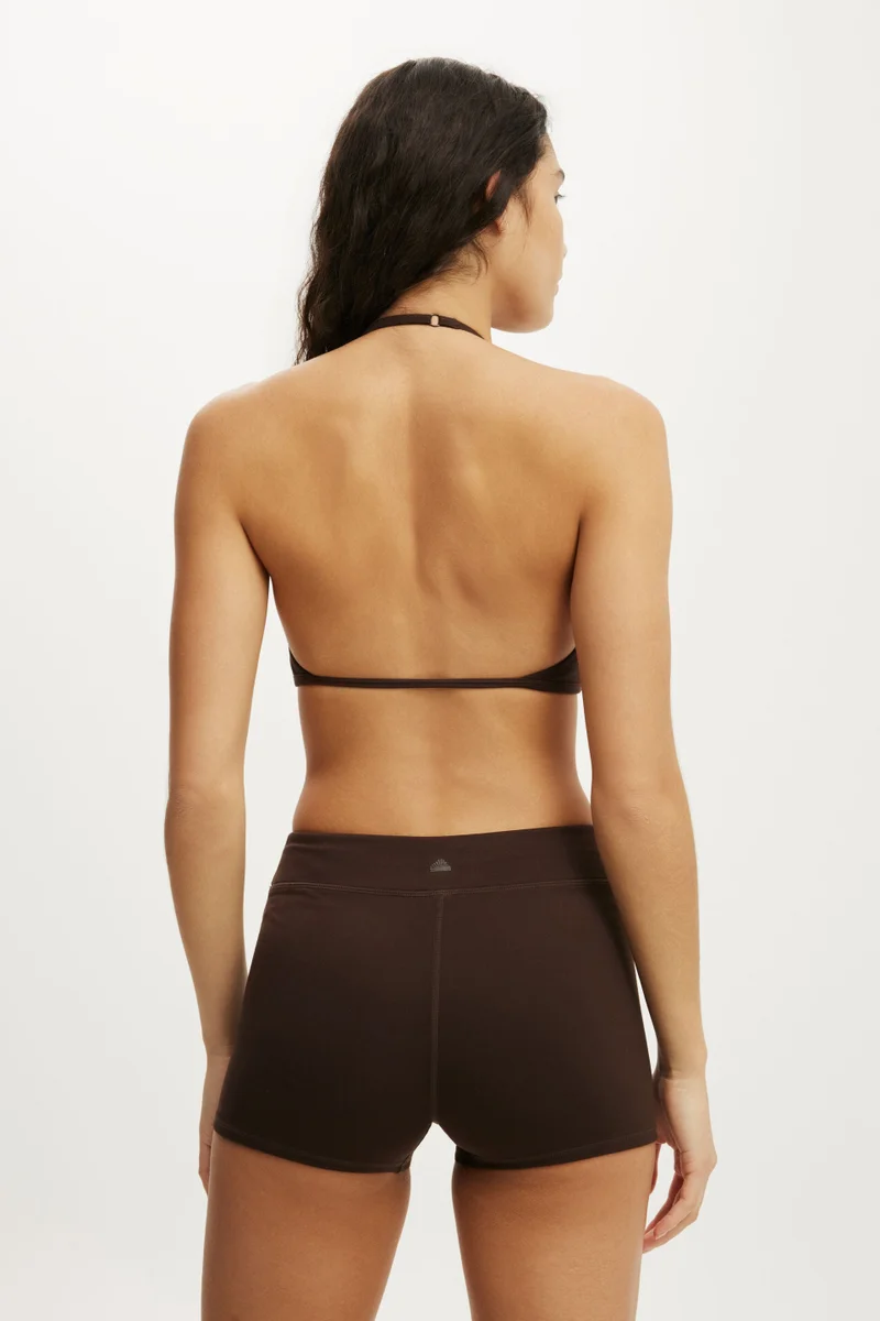 Cotton On  Ultra Soft Halter Open Back Crop for Women | Best Price UAE