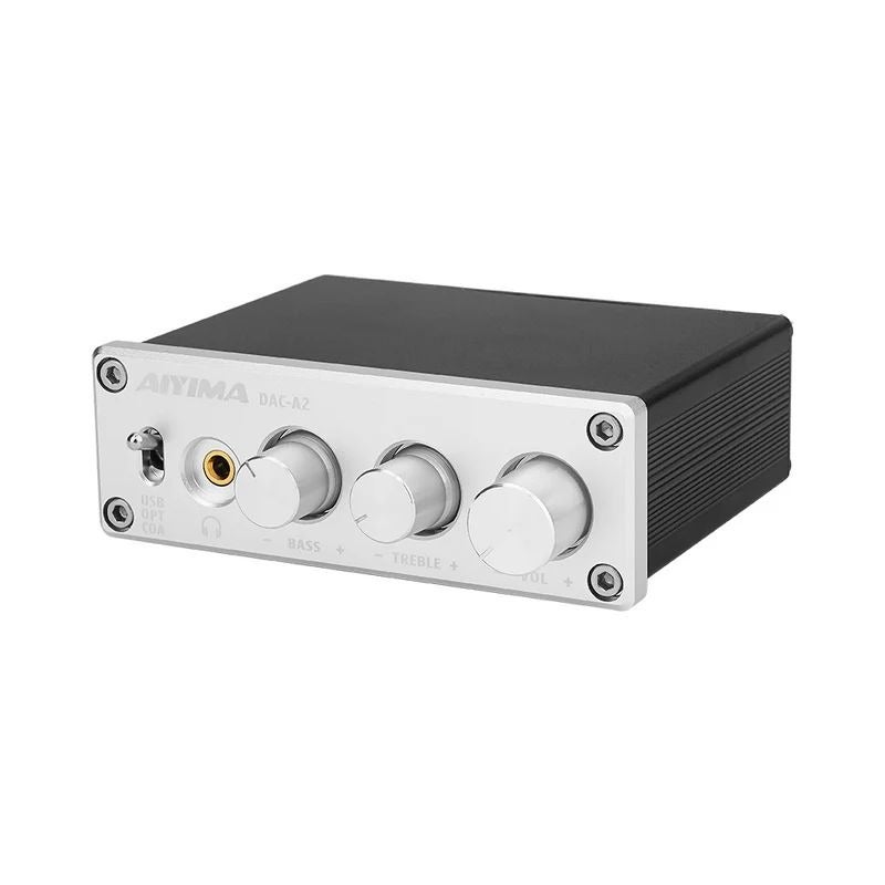 AIYIMA DAC-A2 Digital to Analog Audio Converter USB DAC Headphone Amplifier PC-USB Optical Coaxial Input RCA 3.5mm Output Treble Bass Control Mini HIFI Decoder - Image 2