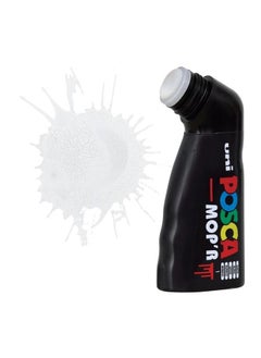 Uniball POSCA - Uni Mitsubishi Pencil - MOP'R Marker - Round Tip XXL 3-19 mm - Ergonomic Shape, Semi-Rigid Body - Water-Based Paint Marker - All Holder - White  - Image 2