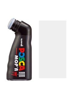 Uniball POSCA - Uni Mitsubishi Pencil - MOP'R Marker - Round Tip XXL 3-19 mm - Ergonomic Shape, Semi-Rigid Body - Water-Based Paint Marker - All Holder - White  - Image 3