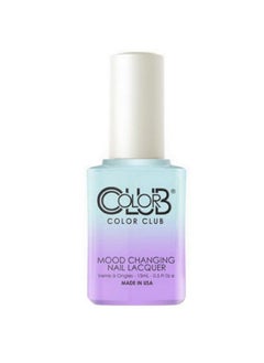 Color Club Blue Skies Ahead Color Club Nail Lacquer .5 Fl Ounce 15 Ml Color Changing Mood Nail Lacquer 0.5 Fluid_Ounces