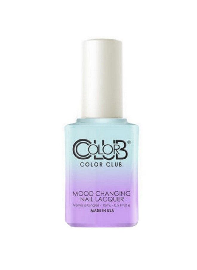 Color Club - Color Club Blue Skies Ahead Color Club Nail Lacquer .5 Fl Ounce 15 Ml Color Changing Mood Nail Lacquer 0.5 Fluid_Ounces - Image 1