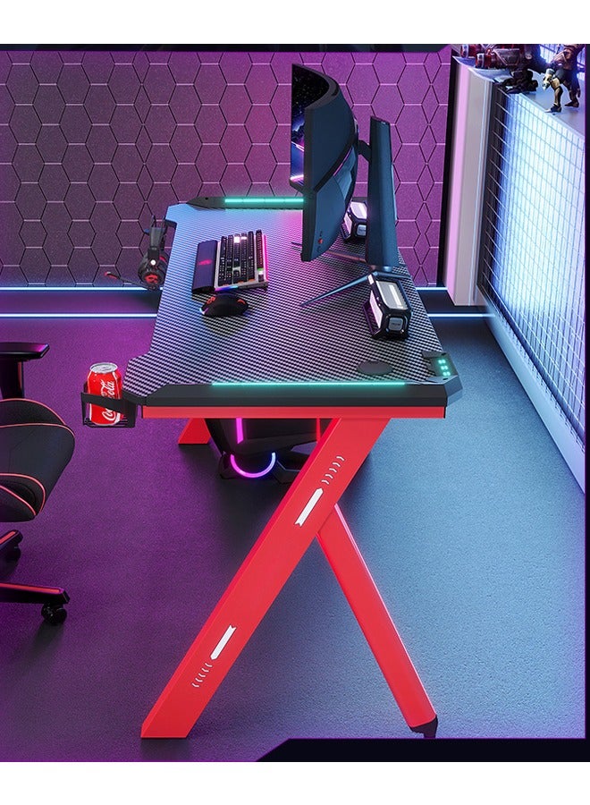 keke Ergonomic Gaming and Computer Desk with LED Lights 120 CM - Image 5
