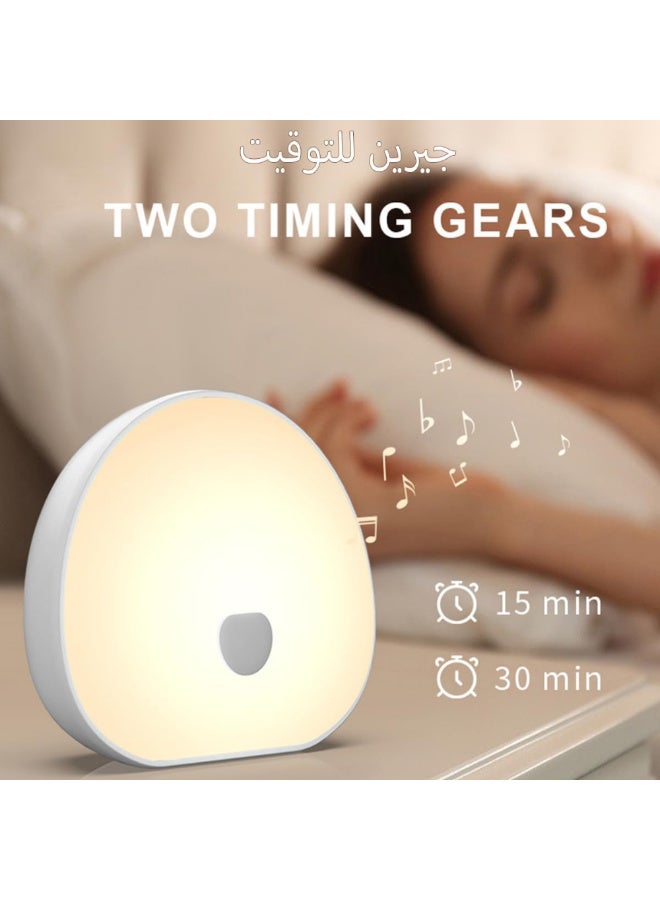 McDou White Noise Sound Machine,LED Touch Night Light | Smart Timer, Portable Breastfeeding Lamp | Portable Night Light, Adult Meditation & Kids Sleep Aid | Soft Warm Light, Memory Function - Image 4