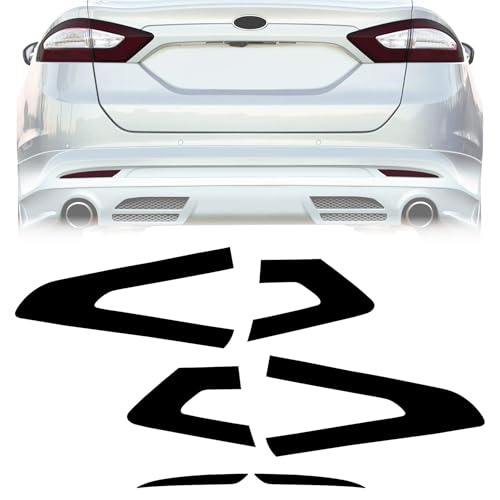 NDRUSH Blackout Taillight Vinyl Tint Film Precut Light Cover Overlay Tail Light Reflector Wrap Compatible with Ford Fusion 2013 2014 2015 2016 - Image 1