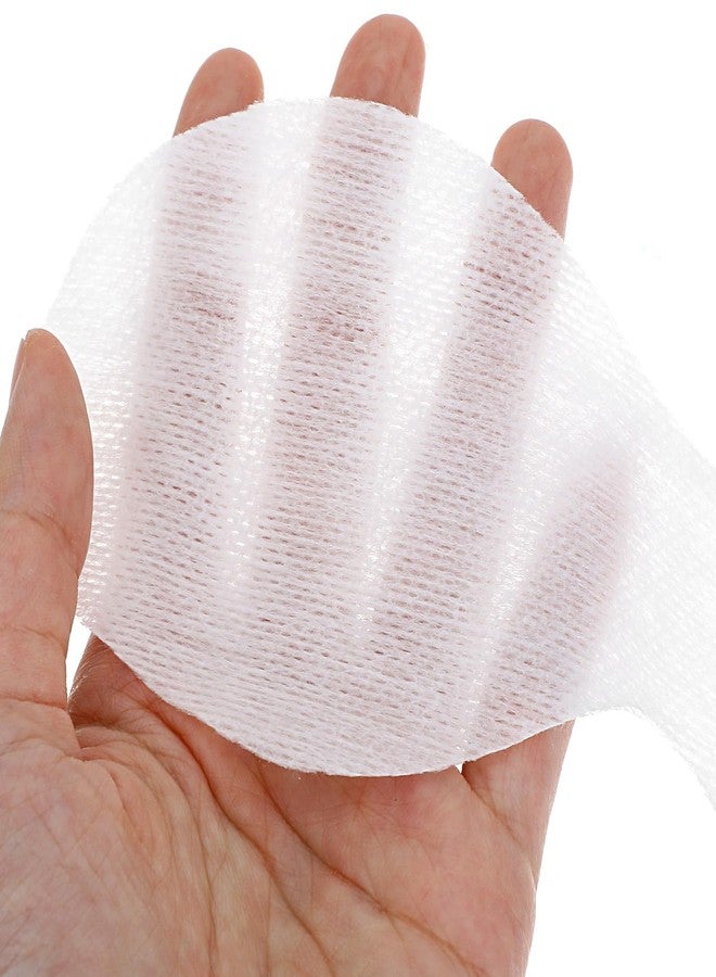 YBEATY 100 Sheets Disposable Eye Mask Eyecare Cotton Paper Facial Eye Covers Pads Patches DIY Clear Skincare Paper Sheets Cosmetic Beauty Wet Compress Tools for Spa Home Salon - Image 5