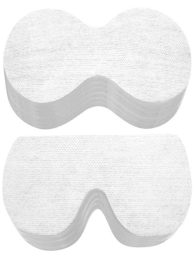 YBEATY 100 Sheets Disposable Eye Mask Eyecare Cotton Paper Facial Eye Covers Pads Patches DIY Clear Skincare Paper Sheets Cosmetic Beauty Wet Compress Tools for Spa Home Salon - Image 1