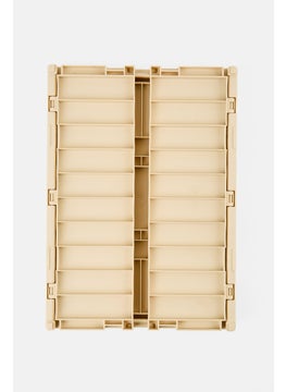 Muy Mucho Large Foldable Box 29,5 x 21,2 x 11,8 cm, Beige  - Image 1