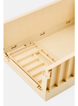 Muy Mucho Large Foldable Box 29,5 x 21,2 x 11,8 cm, Beige  - Image 3